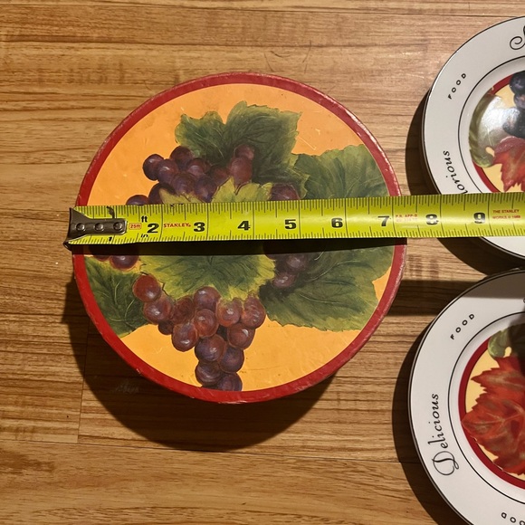 4pc The Monkey and the Peddler 6.5'' Dessert Plates Vendange - Picture 10 of 10